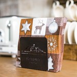 салфетница в коричневой покраске