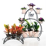 кованые цветочницы