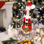 Подставка для бутылки кованая