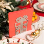 салфетница 703-011 цв.хром