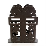 декоративная салфетница 703-011 цв.коричневый