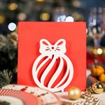 Салфетница кухонная Шар новогодний 703-014 - фото 88411