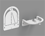 Полка для цветов металлическая