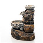 Декоративный фонтан для сада чаши U09201 стеклопластик h 47 см U09201 - фото 88823