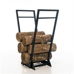 Кованая дровница для дачи