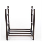 Дровница для дачи из металла