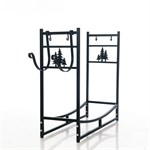 Дровница кованая