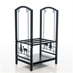 Дровница из металла