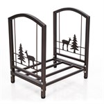 Дровница металлическая