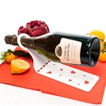 металлическая бутылочница цв.белый