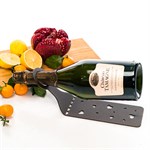 металлическая бутылочница цв.коричневый