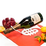 металлическая настольная бутылочница цв.белый металлическая настольная бутылочница цв.белый