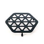 Подставка под горячее с лазерной резкой по металлу