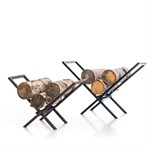 Разборная дровница из металла