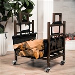 Дровница для дачи разборная на колесах 103-213R-Br 103-213R-Br - фото 89503 Дровница для дачи разборная на колесах 103-213R-Br 103-213R-Br - фото 89503