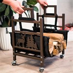 Дровница для дачи разборная на колесах 103-213R-Br 103-213R-Br - фото 89507 Дровница для дачи разборная на колесах 103-213R-Br 103-213R-Br - фото 89507