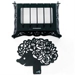 декроттуар из металла цв.черный