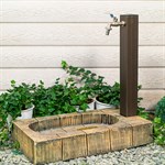 Умывальник дачный с поддоном U09241 высота 53 см U09241 - фото 89776