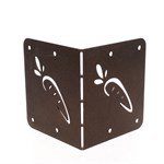 Кронштейн угловой металлический (1шт) для высоких грядок 801-017 801-017 - фото 89815