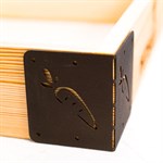 Кронштейн угловой металлический (1шт) для высоких грядок 801-017 801-017 - фото 89816