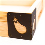 Угловой кронштейн для высоких грядок 801-018 801-018 - фото 89821