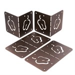 Кронштейн угловой металлический (1шт) для высоких грядок 801-020 801-020 - фото 89827