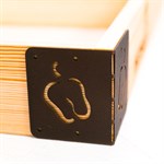 Кронштейн угловой металлический (1шт) для высоких грядок 801-020 801-020 - фото 89828