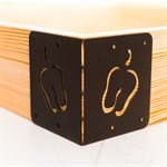 Кронштейн угловой металлический (1шт) для высоких грядок 801-020 801-020 - фото 89829