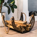 Дровница из металла