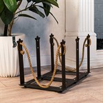 Дровница из металла