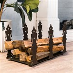 Дровница металлическая