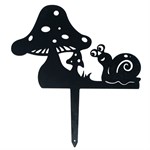 Садовая фигура металлическая Гриб 801-109 - фото 90036