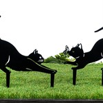 Садовая фигура металлическая