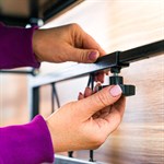 Полка кухонная под микроволновую печь 115-004B 115-004R-B - фото 90248