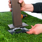 как закрепить садовую колонку