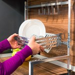 Модульная полка для хранения тарелок на кухне 115-207 115-207 - фото 90714