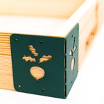 Угловой кронштейн металлический (1шт) для высоких грядок 801-022 801-022 - фото 91123 Угловой кронштейн металлический (1шт) для высоких грядок 801-022 801-022 - фото 91123