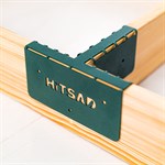 угловой кронштейн для высокой грядки