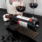 металлическая бутылочница цв.коричневый