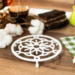 подставка под горячее цв.белый