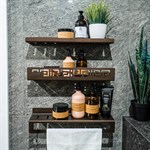 комплект настенных полок из металла