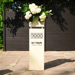 металлический вазон металлический вазон