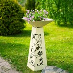 уличный металлический вазон