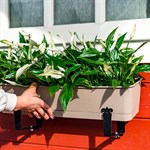 металлические кронштейны для ящика с цветами