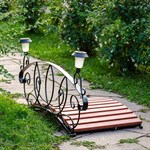 Мостик декоративный разборный с фонарями 860-53R 860-53R - фото 91851 Мостик декоративный разборный с фонарями 860-53R 860-53R - фото 91851