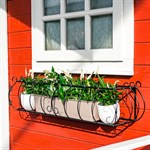 металлический держатель для цветов