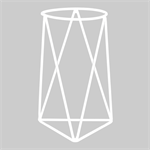 Подставка для цветов цв.белый