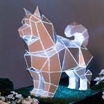 металлическая полигональная фигура