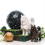 полигональные металлические фигуры