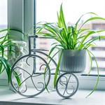 подставка на 2 кашпо цв.белый